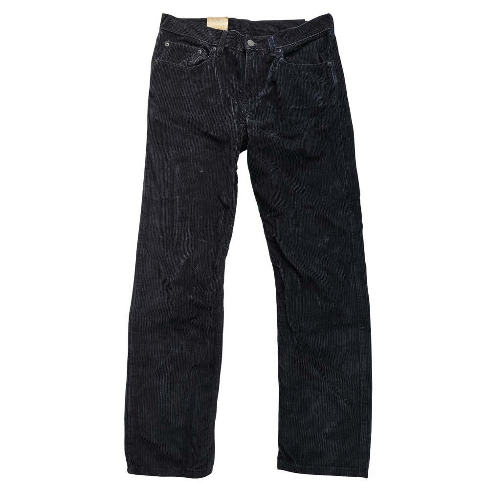 Levis NWT Mens Navy Blue Corduroy Straight Leg Pants 30x30 A46901843